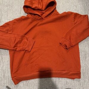 SHEIN Men's Brick Red Hoodie